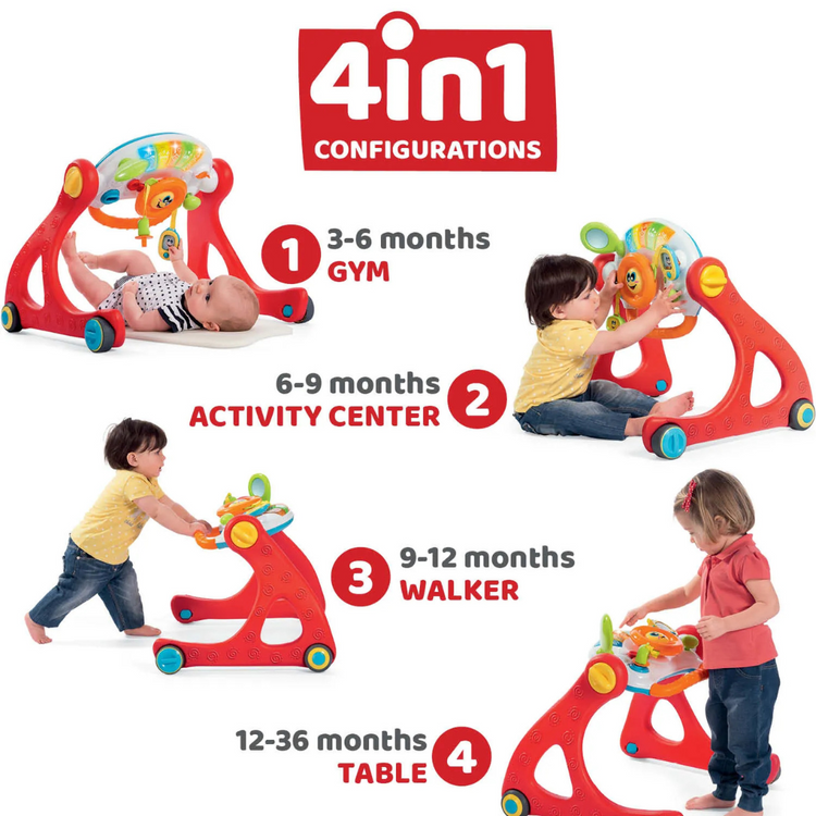 Chicco Grow & Walk Gym 4in1 (3-36m)