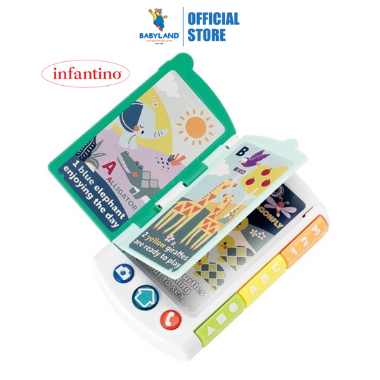 Infantino 312001 Phone & Book Learning Toy Suitable for Age 6+ Months