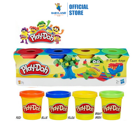 Play-Doh Mini 4-Pack (224g) (2Y+) Colourful Clay Learning Fun Creative For Kids Play Original Playdoh