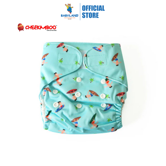 Cheekaaboo Reusable Swim Diaper - Surfer (Free Size) for 6 - 36 Months