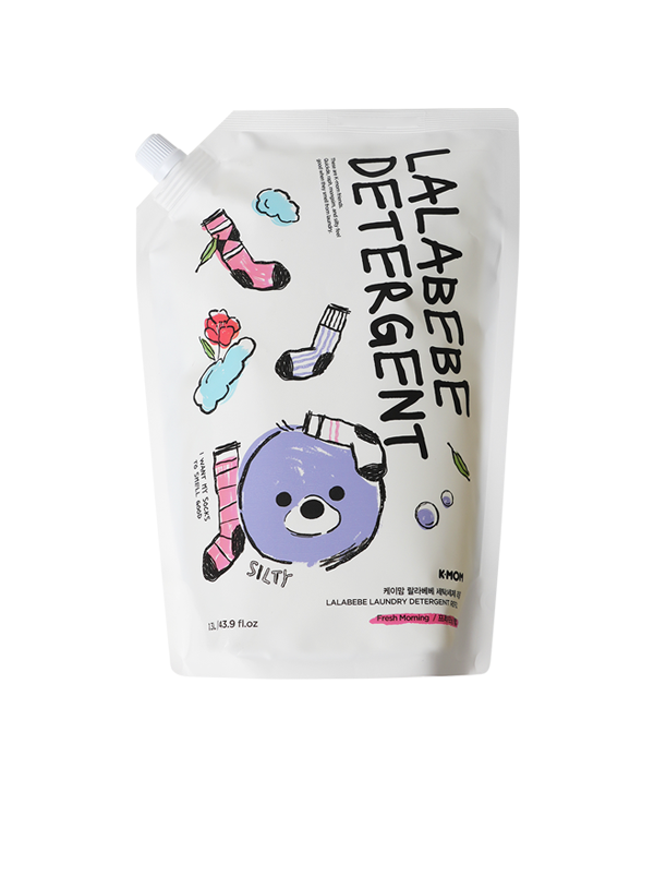 K-MOM Lalabebe Laundry Detergent 1300ml Refill - Fresh Morning