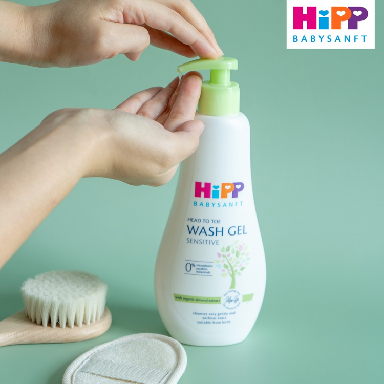 HiPP Babysanft Wash Gel With Organic Almond Extract (400ml)