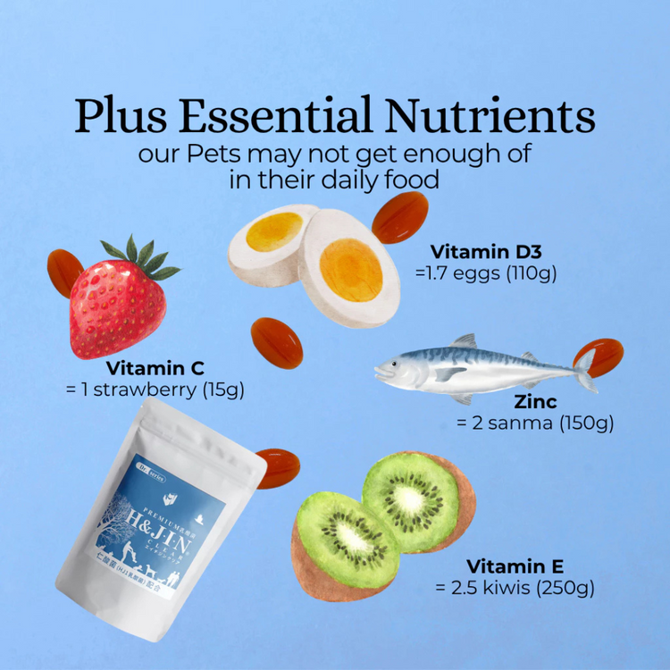 H&JIN Clear for Pets - Eye Care Probiotic | Japan (90 tablets)