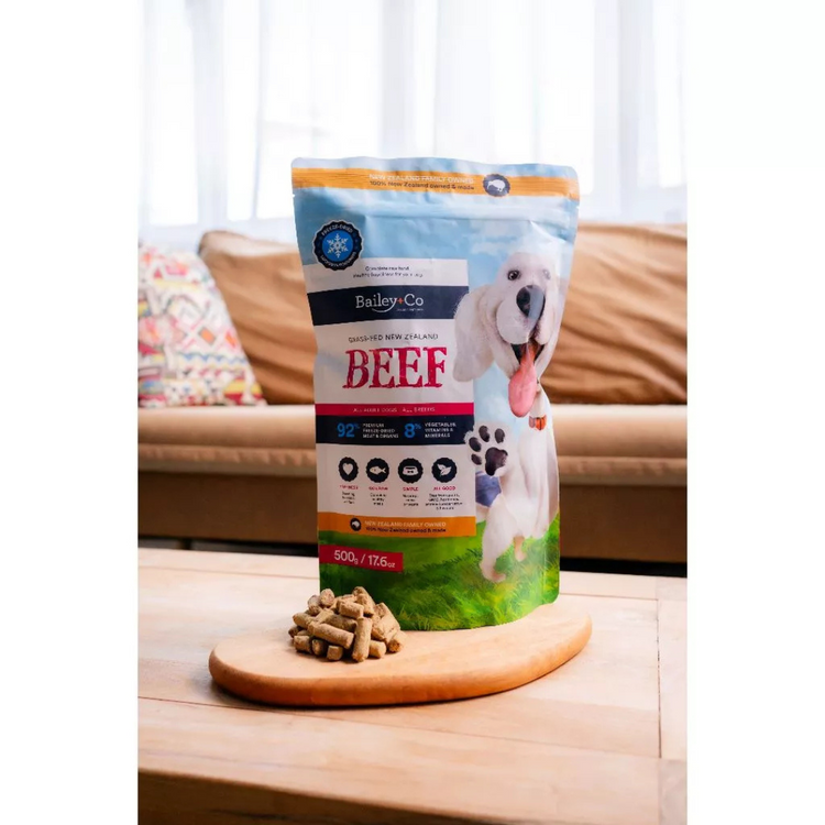 (Made in New Zealand) Bailey Co Freeze Dried Topper Meals - Single Ingredient (Venison, Beef, Lamb, Chickem+Salmon)