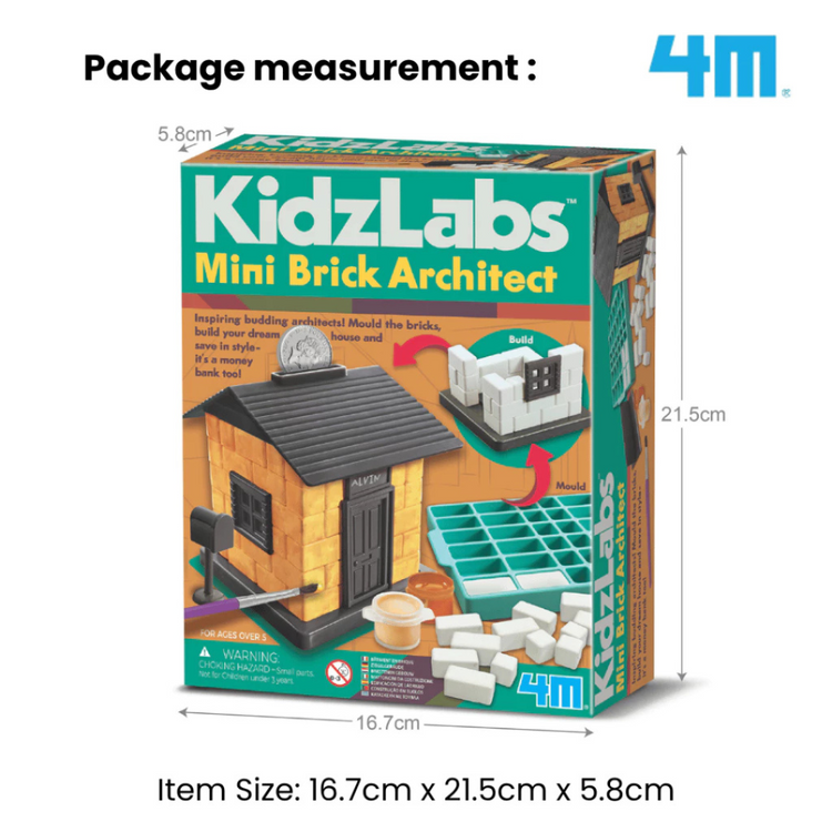 4M KidzLabs - Mini Brick Architect (5Y+)