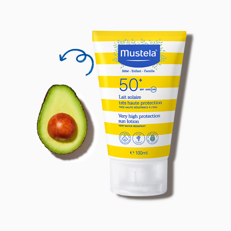 Mustela Very High Protection Sun Lotion - SPF 50+ for All Skin Types (100ml)