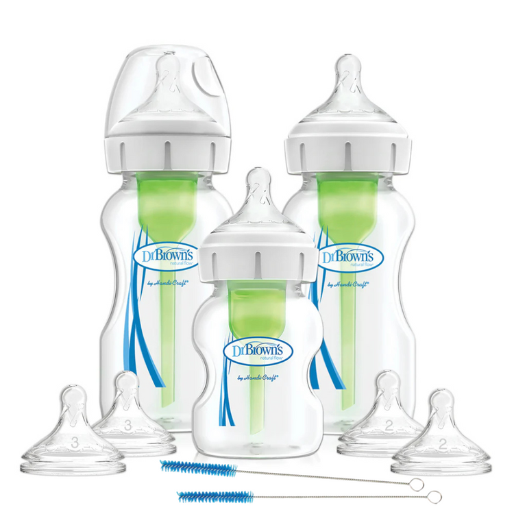 Dr Brown's Options+ Anti Colic Wide Neck Starter Set