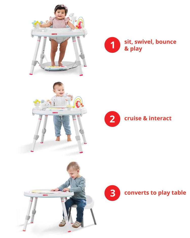 Skip Hop Silver Lining Cloud Baby's View 3-Stage Activity Center (4m+)