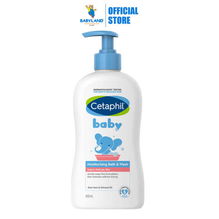 Cetaphil Baby Moisturising Bath & Wash (400ml)