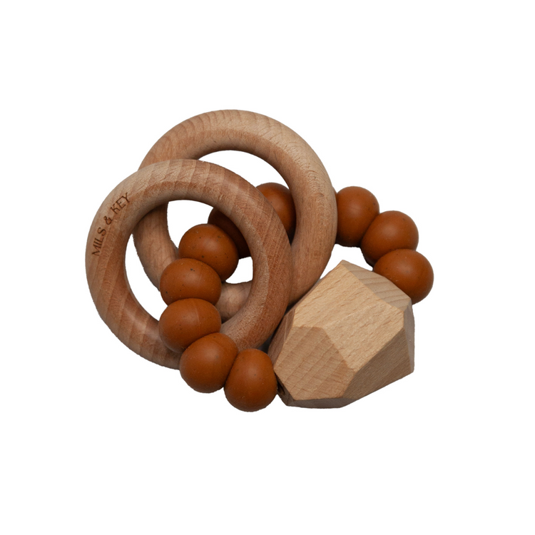 Mils and Key Noah Teething Rattle (3m+)
