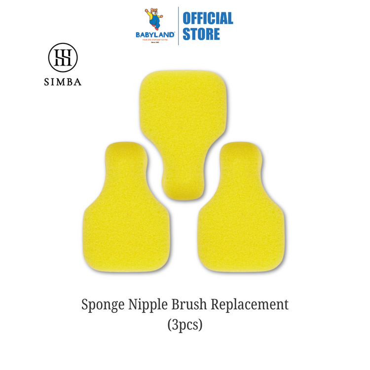 Simba Sponge Nipple Brush Replacement (3pcs)