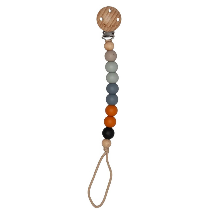 Mils and Key Kaii Pacifier Clips (0m+)