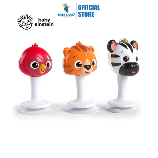 Baby Einstein Rattle & Jingle Trio Take-Along Toy Musical Rattle Set (6m+)