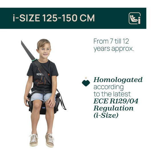 Chicco Quasar Fix With Isofix Booster Seat - Obsidian | From 125 till 150cm