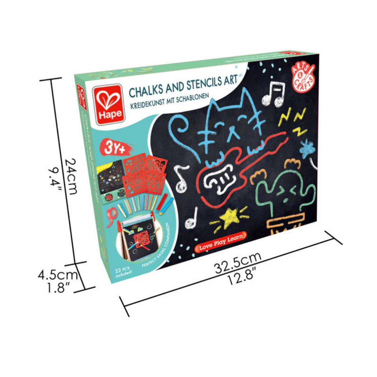 Hape Chalks & Stencils Art (3Y+)