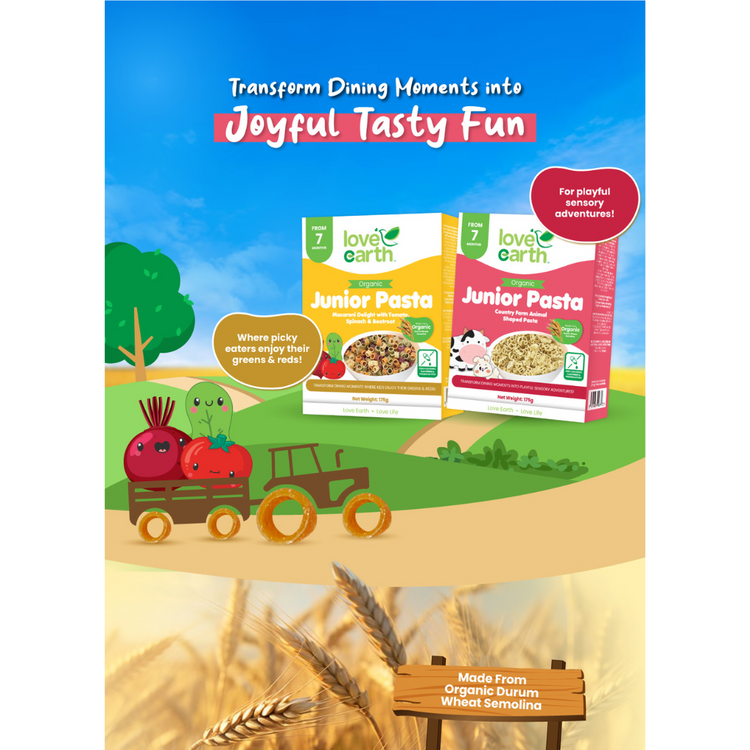 Love Earth Organic Junior Pasta (175g)