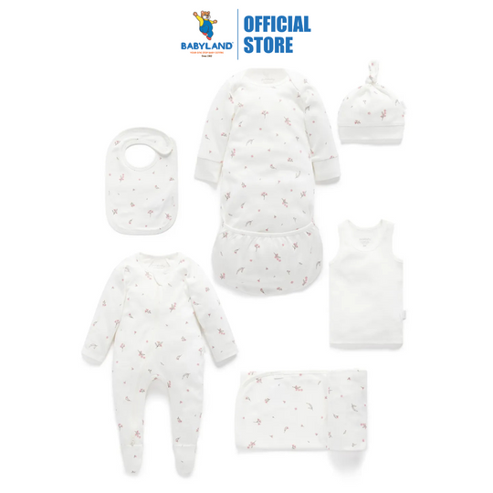 Purebaby Organic Newborn Hospital Pack - Vanilla Blossom