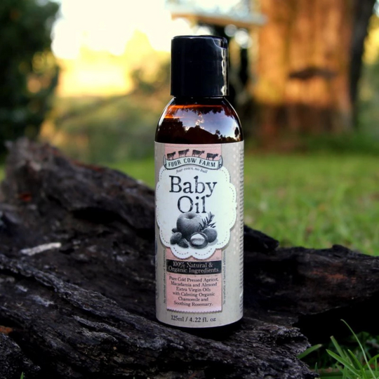 Four Cow Farm Baby Oil (125ml)