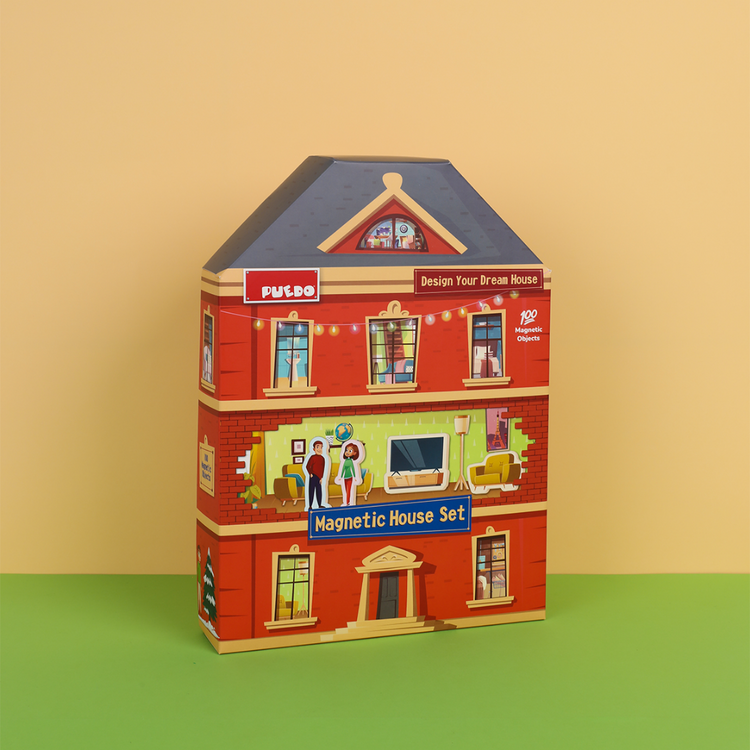 Puedo Magnetic House Set (3Y+)
