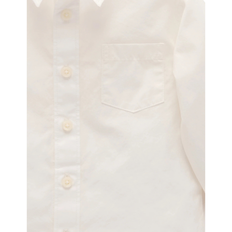 Purebaby Organic Classic Shirt - Vanilla