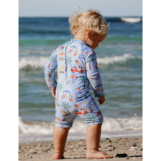 Purebaby Organic Cancun Long Sleeve Rashie Sunsuit