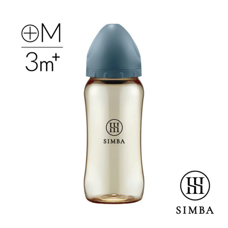 Simba allonge All Ages 360ml - PPSU Wide Neck Anti-Colic Feeding Bottle Cross Hole M Teat