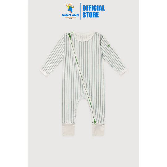 Hamako Tencel Micromodal Jippa Suit - Striped Aqua