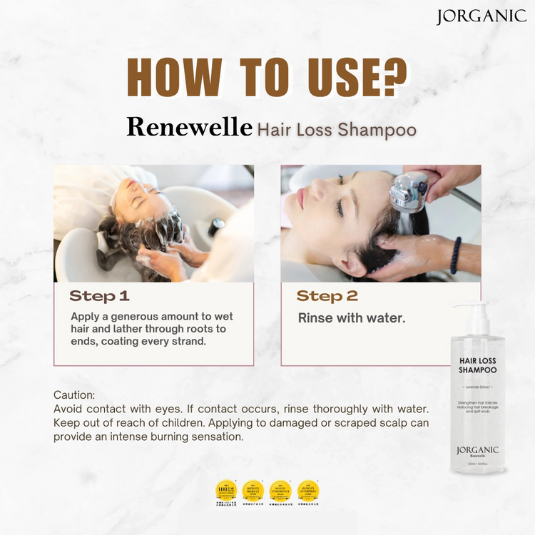 Jorganic Renewelle Hair Loss Shampoo 300ml