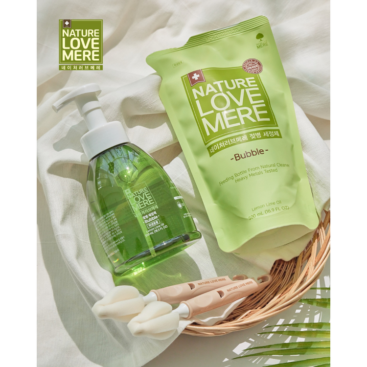 NATURE LOVE MERE Baby Feeding Bottle Cleanser (Bubble / Liquid)