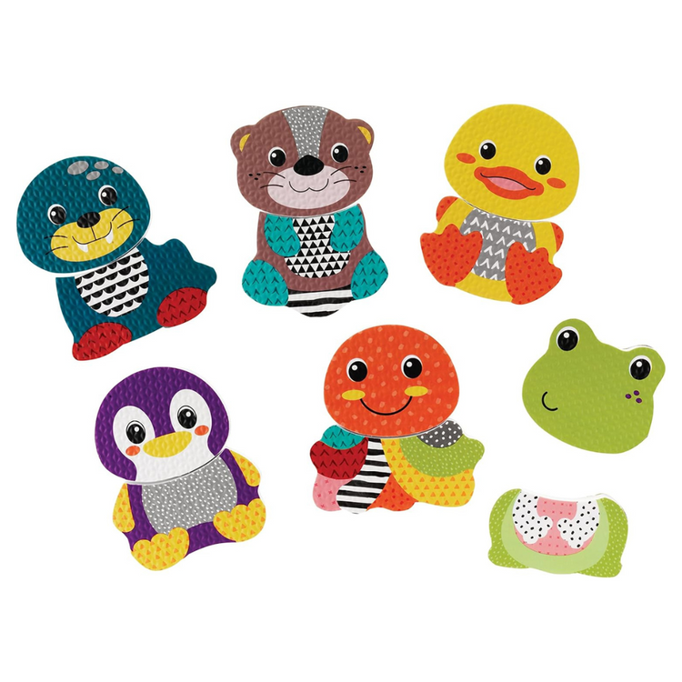 Infantino 305096 Mix & Match Bath Sticker Pals (4m+)