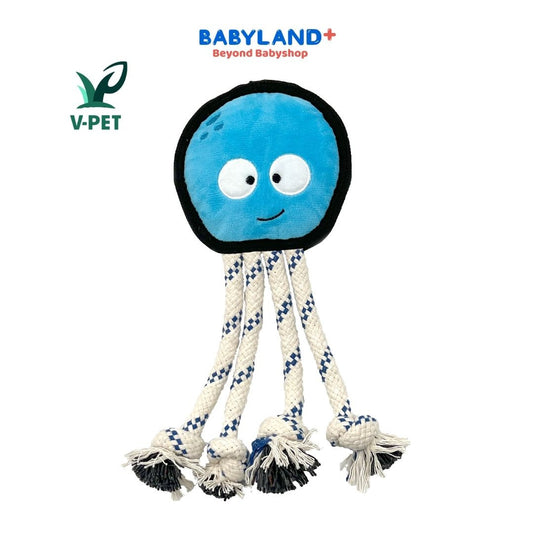V-Pet Rough & Tough Toys - Wave Warriors - Octopus M