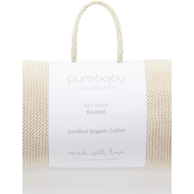 Purebaby Organic Textured Blanket