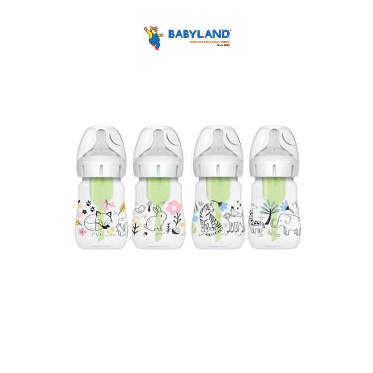 Dr Brown's Options+ PP Wide-Neck Bottle with Level 1 Teat (150mL)(2-Pack)