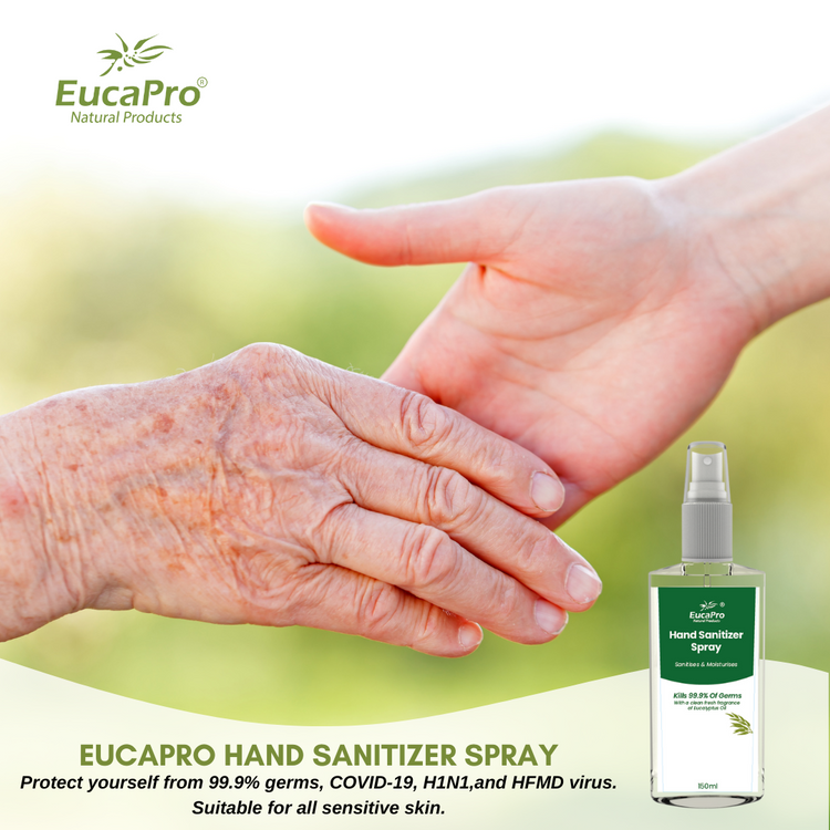 EucaPro Hand Sanitizer Spray (150ml) - Alcohol HST