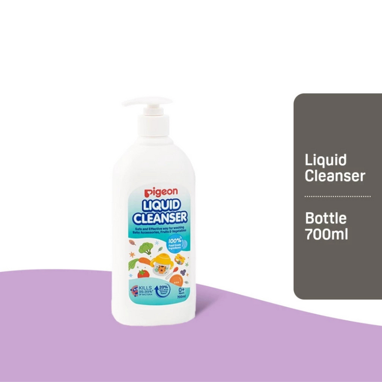 Pigeon Liquid Cleanser Pack (700ml Pump + 650ml Refill)