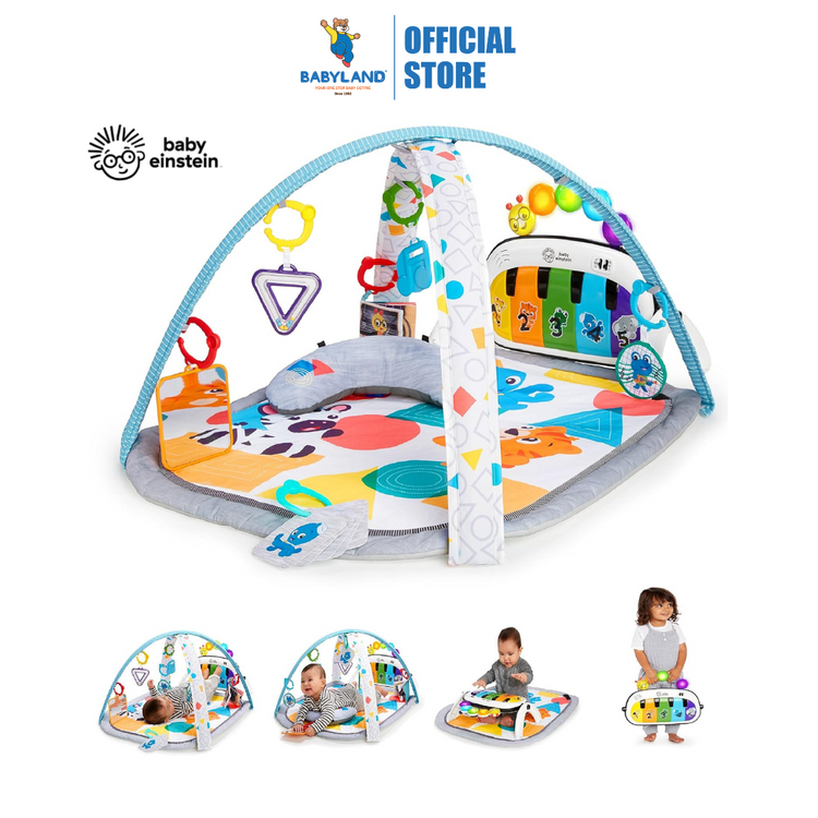 Baby Einstein 4-in-1 Kickin' Tunes Music and Language Discovery Activity Gym (0-36m)