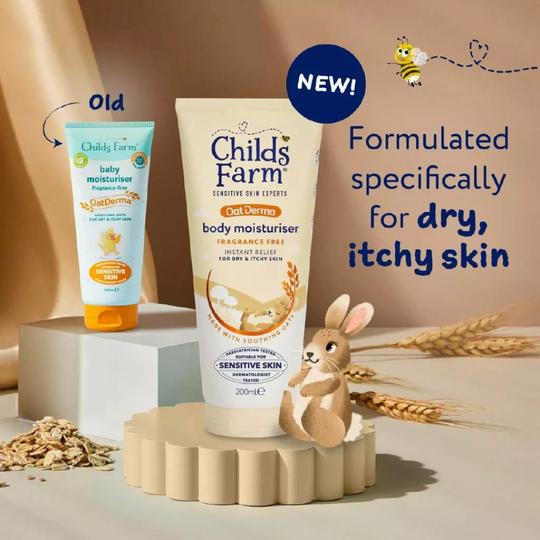 Childs Farm OatDerma Body Moisturiser - Fragrance-Free (200ml)