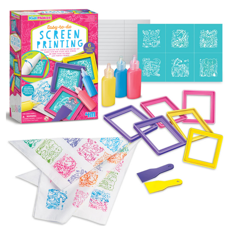 4M KidzMaker - Easy-to-do Screen Printing (5Y+)