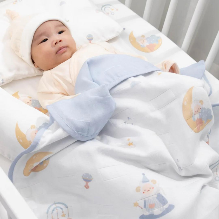 Granny Ben Pajamas Party Gauze Blanket - Ella's Dream