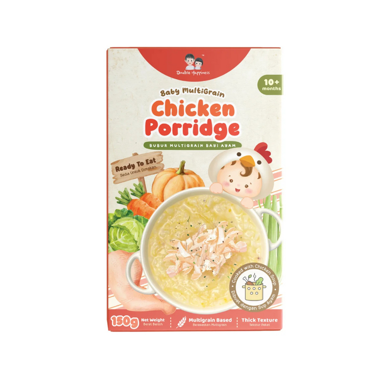 Double Happiness Baby Ready to Eat Porridge | Instant Porridge | Travel friendly food
