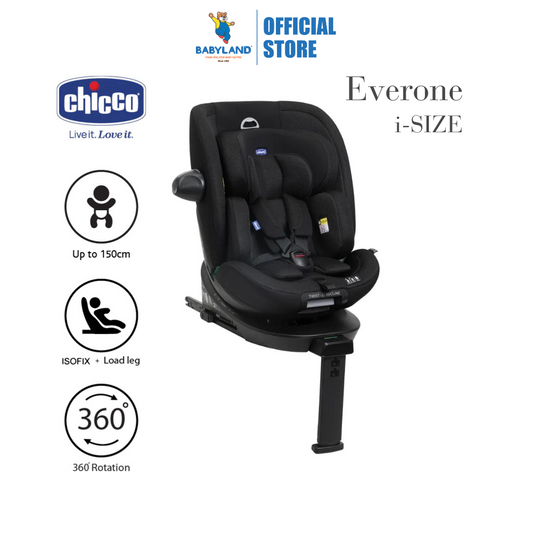 Chicco Everone I-Size Baby Car Seat (Birth to 12yrs)