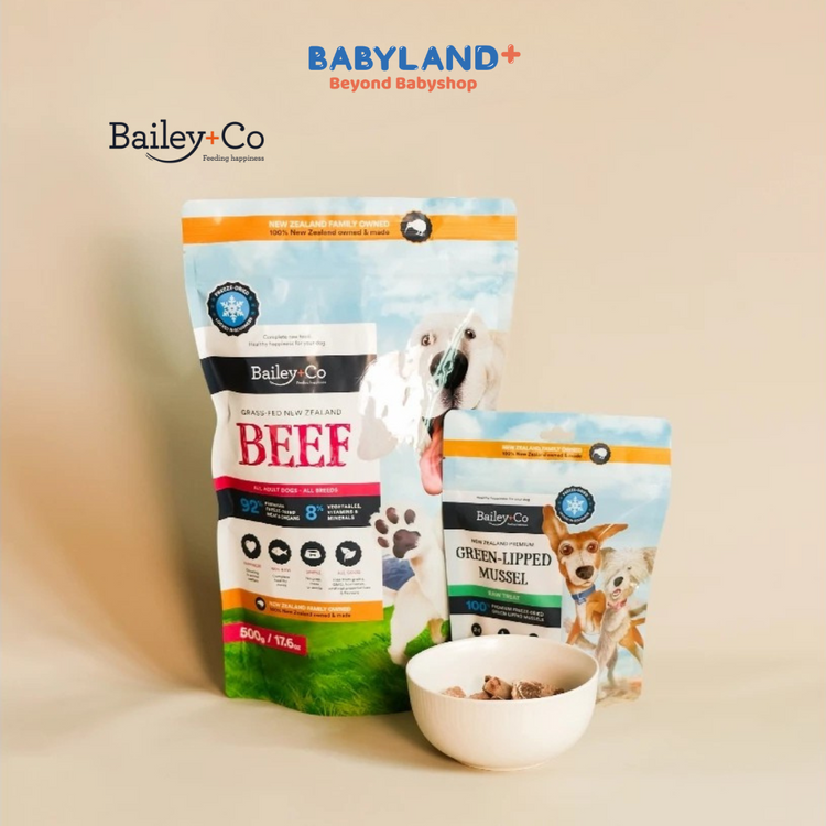 (Made in New Zealand) Bailey Co Freeze Dried Topper Meals - Single Ingredient (Venison, Beef, Lamb, Chickem+Salmon)