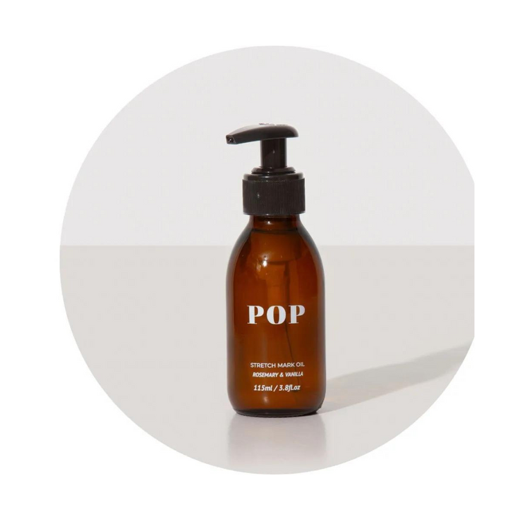 Pop Neutral Stretch Mark Oil (Rosemary & Vanilla) (115ml)