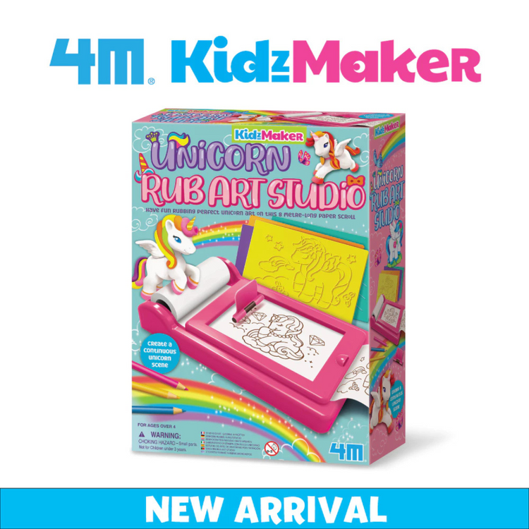 4M KidzMaker - Unicorn Rub Art Studio (4Y+)