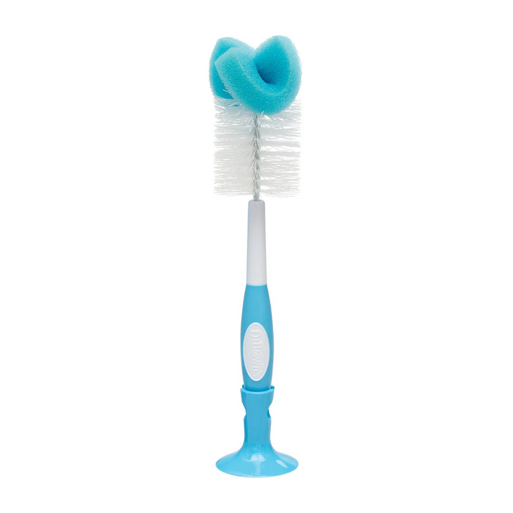 Dr Brown's Natural Flow Baby Bottle Brush (Blue)