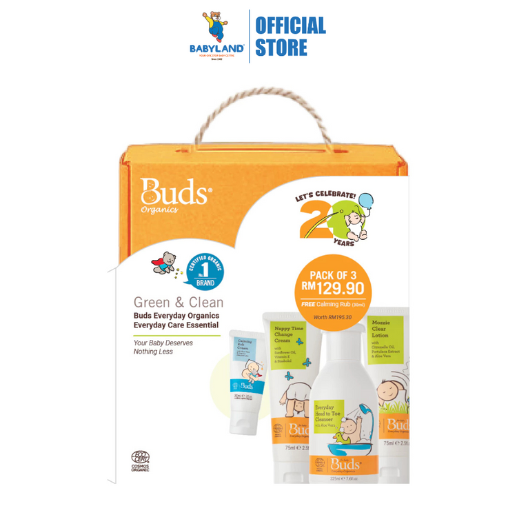 Buds Everyday Organics Care Essential Set (BEO#2)