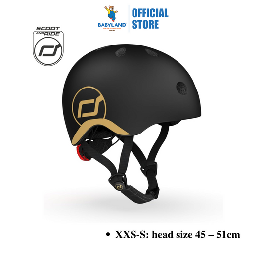 Scoot And Ride Helmet Size XXS-S (Gold Black) (45 – 51cm)
