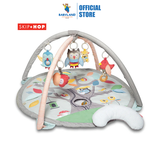 Skip Hop Treetop Friends Activity Gym - Grey/Pastel