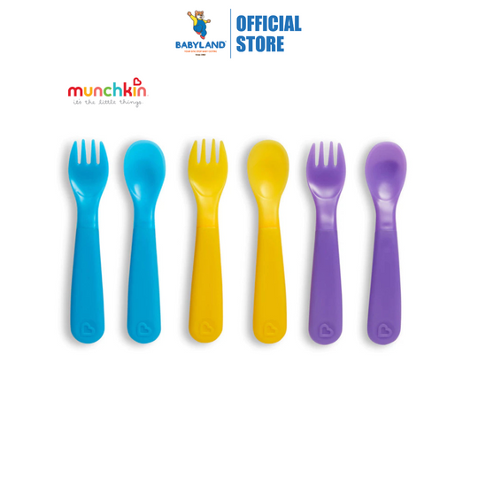 Munchkin Color Reveal Color Changing Toddler Forks & Spoons, 6pk