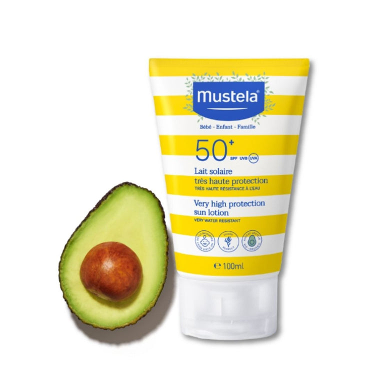 Mustela Very High Protection Sun Lotion - SPF 50+ for All Skin Types (100ml)